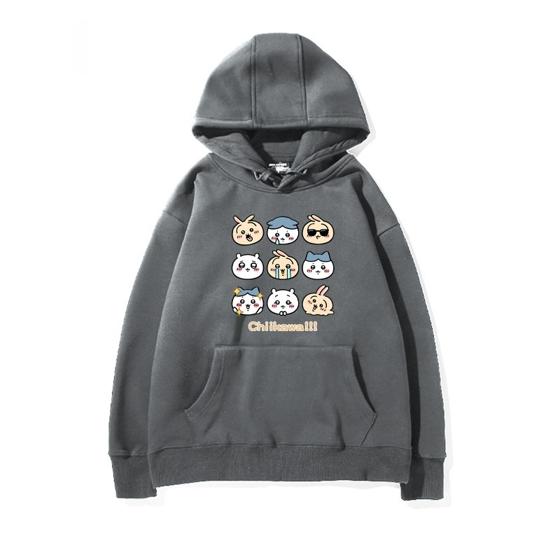 Chiikawa 2025秋冬新款 親子情侶男女連帽衛衣