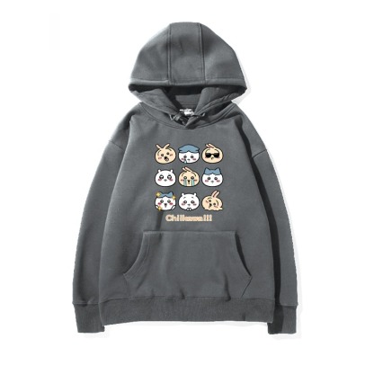 Chiikawa 2025秋冬新款 親子情侶男女連帽衛衣