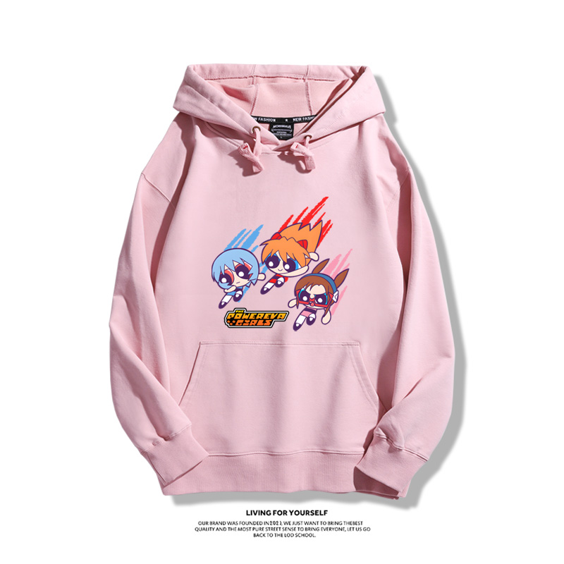 EVA聯名飛天小女警新款 親子情侶男女款連帽衛衣-ZUIHANG SHOP
