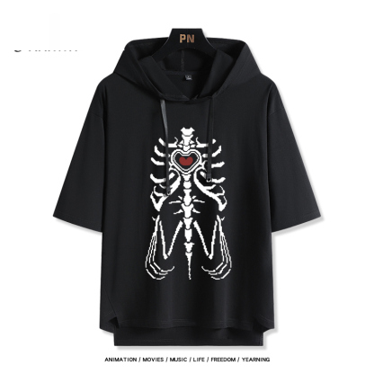 主播女孩重度依賴 超天醬雨 連帽短袖T恤-ZUIHANG SHOP