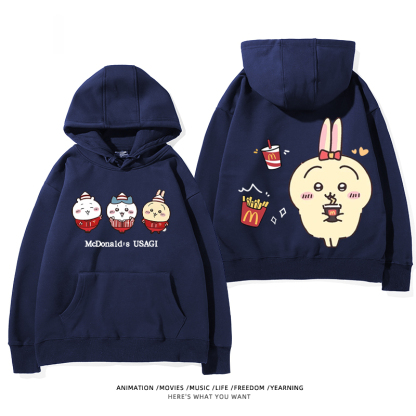 Chiikawa新款 親子情侶男女款連帽衛衣-ZUIHANG SHOP