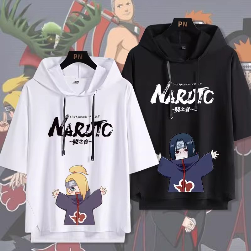 火影忍者 連帽短袖T恤