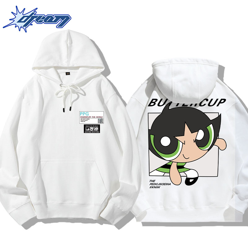 飛天小女警新款 親子情侶男女款連帽衛衣-ZUIHANG SHOP