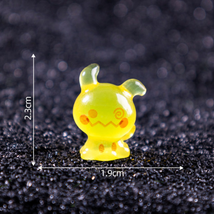 寶可夢 創意夜光小精靈萌粒 微景觀擺件