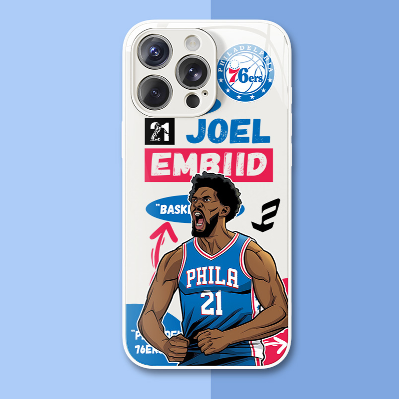 NBA球星新款高清全包防摔玻璃殼