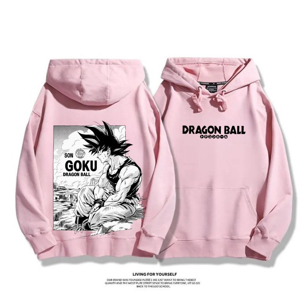 七龍珠 秋冬新款 親子情侶裝連帽衛衣