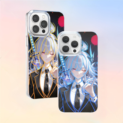 原神極光金漸變防摔手機殼