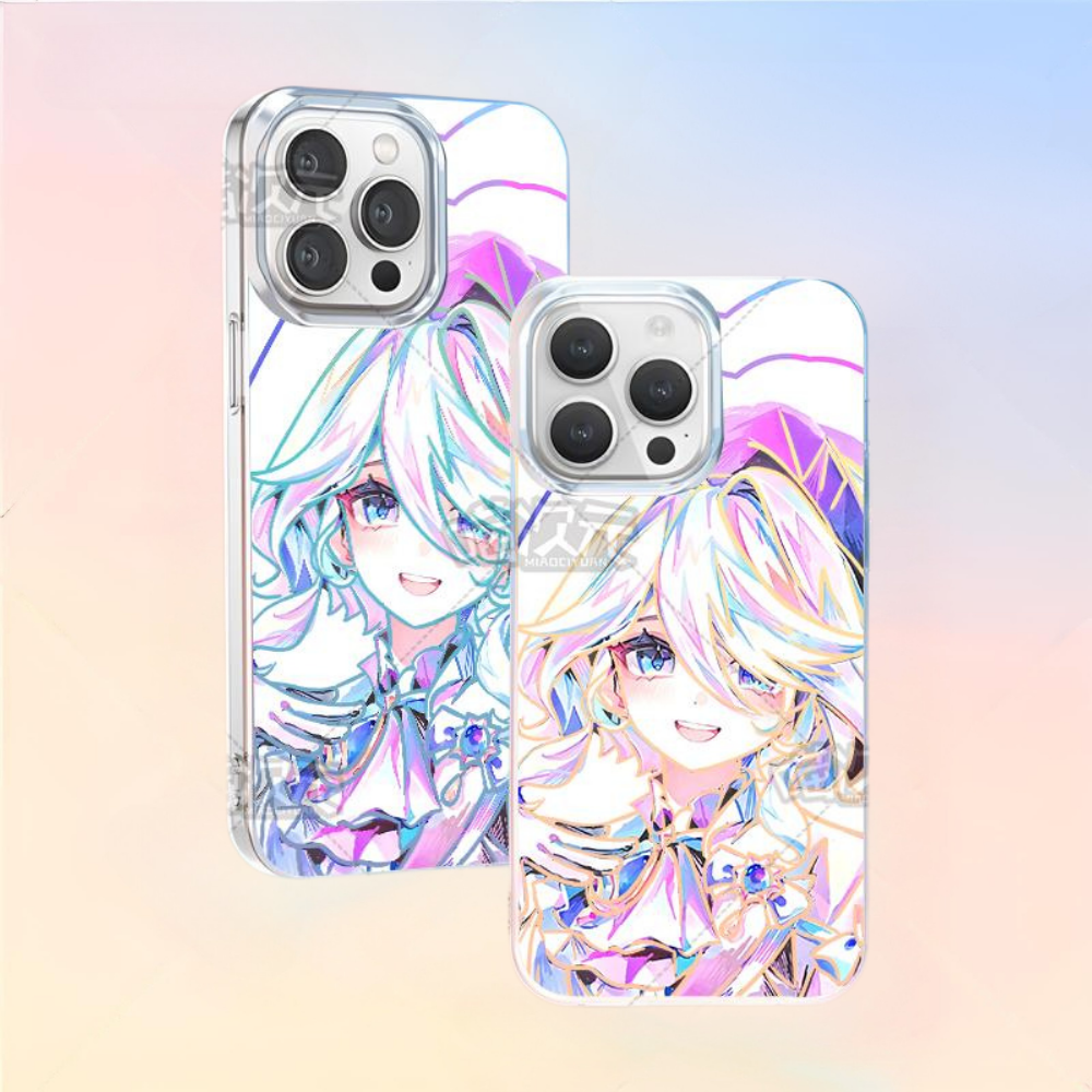 原神極光金漸變防摔手機殼