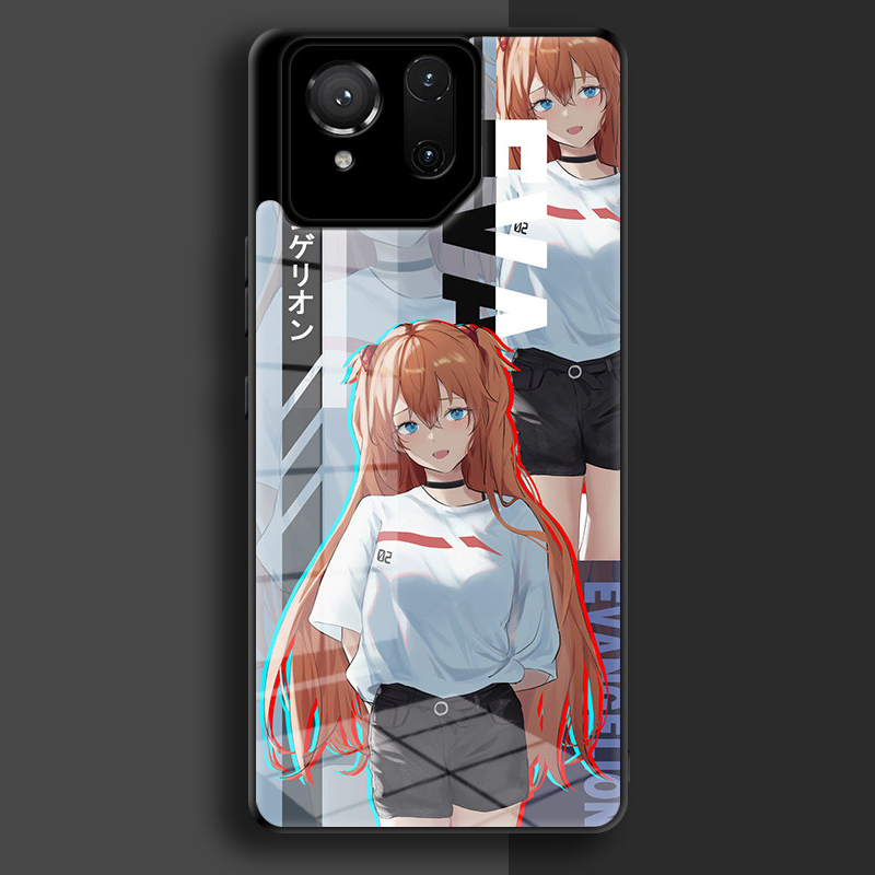 ROG新世紀福音戰士鋼化玻璃手機殼