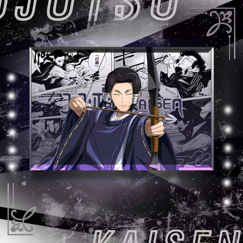 咒術迴戰透光水晶磚 附贈發光底座