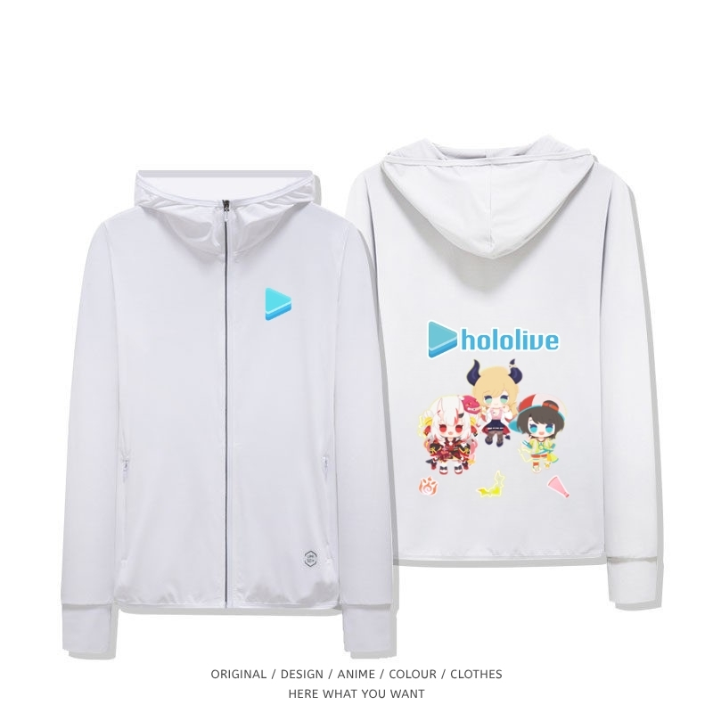Hololive 虛擬主播夏季通勤冰絲速乾涼感防曬外套