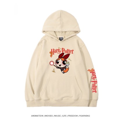 飛天小女警聯名哈利波特連帽衛衣
