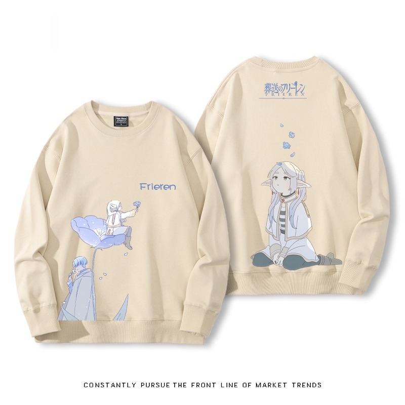 葬送的芙莉蓮 秋冬新款 親子情侶裝圓領長袖