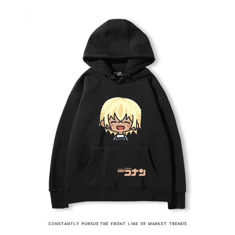 名偵探柯南 秋冬新款 親子情侶裝連帽衛衣