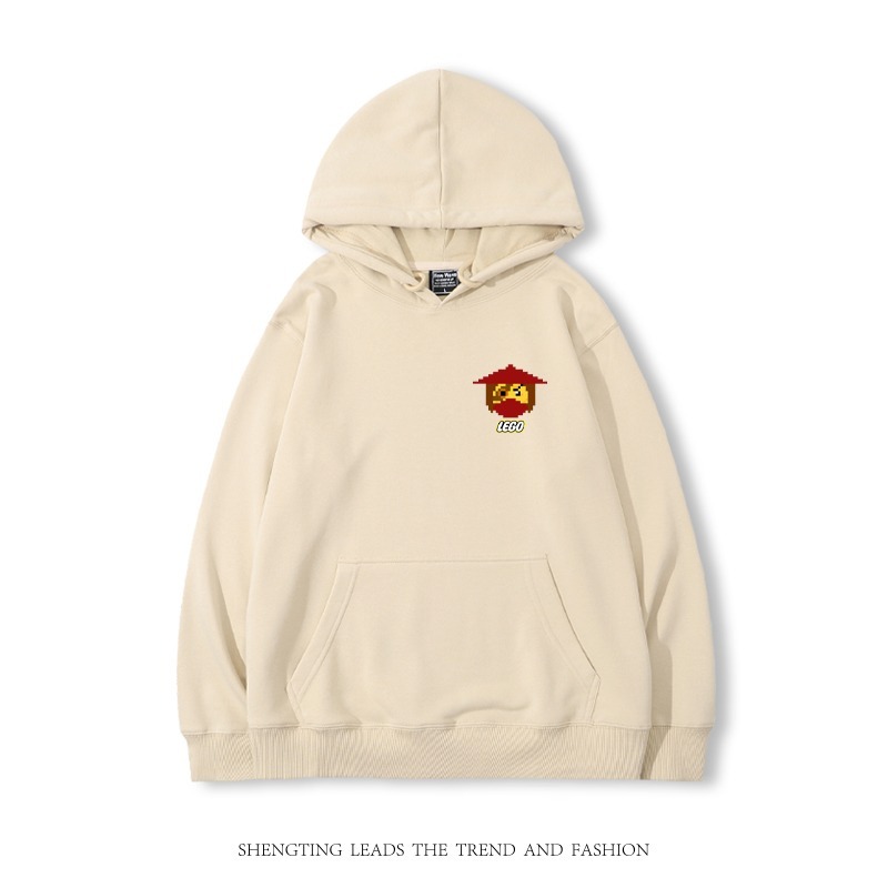 樂高積木 2025秋冬新款 親子情侶裝連帽衛衣