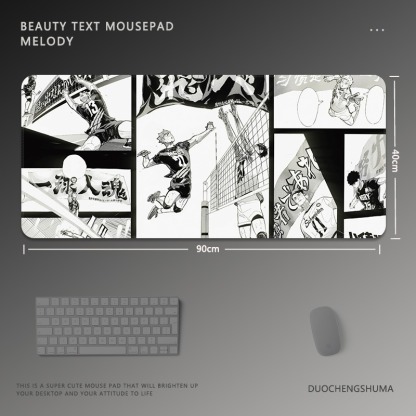 黑白動漫 主題桌墊 布質滑鼠墊-ZUIHANG SHOP