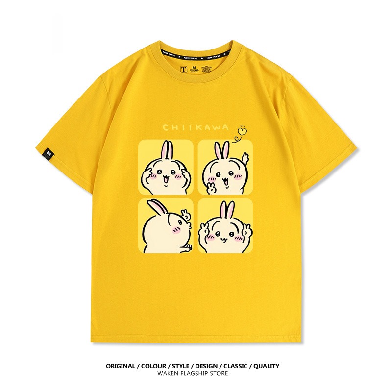 Chiikawa 2025親子情侶男女同款 印花短袖T恤