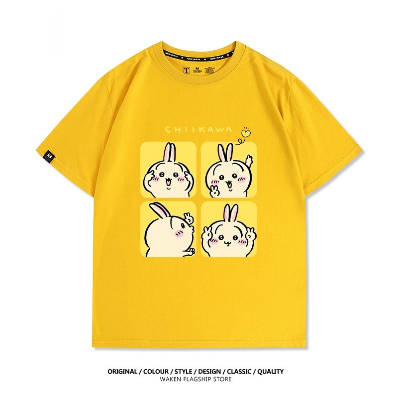 Chiikawa 2025親子情侶男女同款 印花短袖T恤