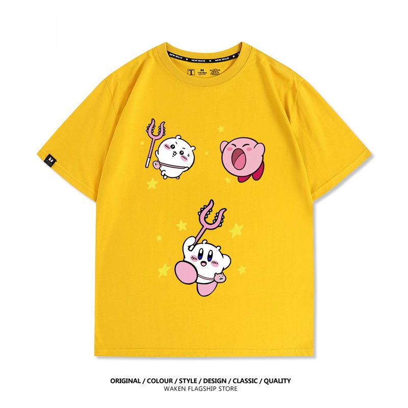 Chiikawa 2025親子情侶男女同款 印花短袖T恤