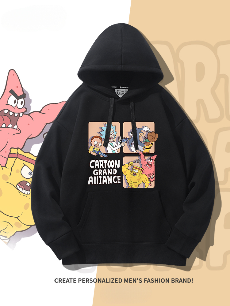 瑞克和莫蒂新款 親子情侶男女款連帽衛衣-ZUIHANG SHOP