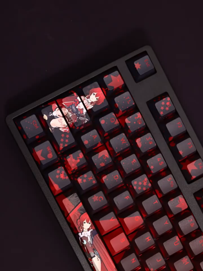 丹瑾透光RGB108鍵標準配列衛星軸鍵帽