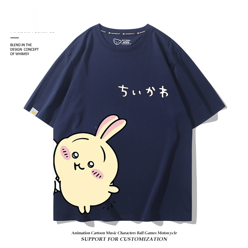 Chiikawa 2025親子情侶男女同款 印花短袖T恤-ZUIHANG SHOP