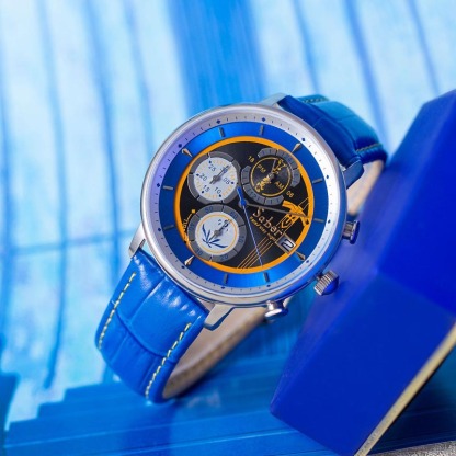 Fate 侵蝕黑鎧高潔銀鎧六針光驅動手錶-ZUIHANG SHOP