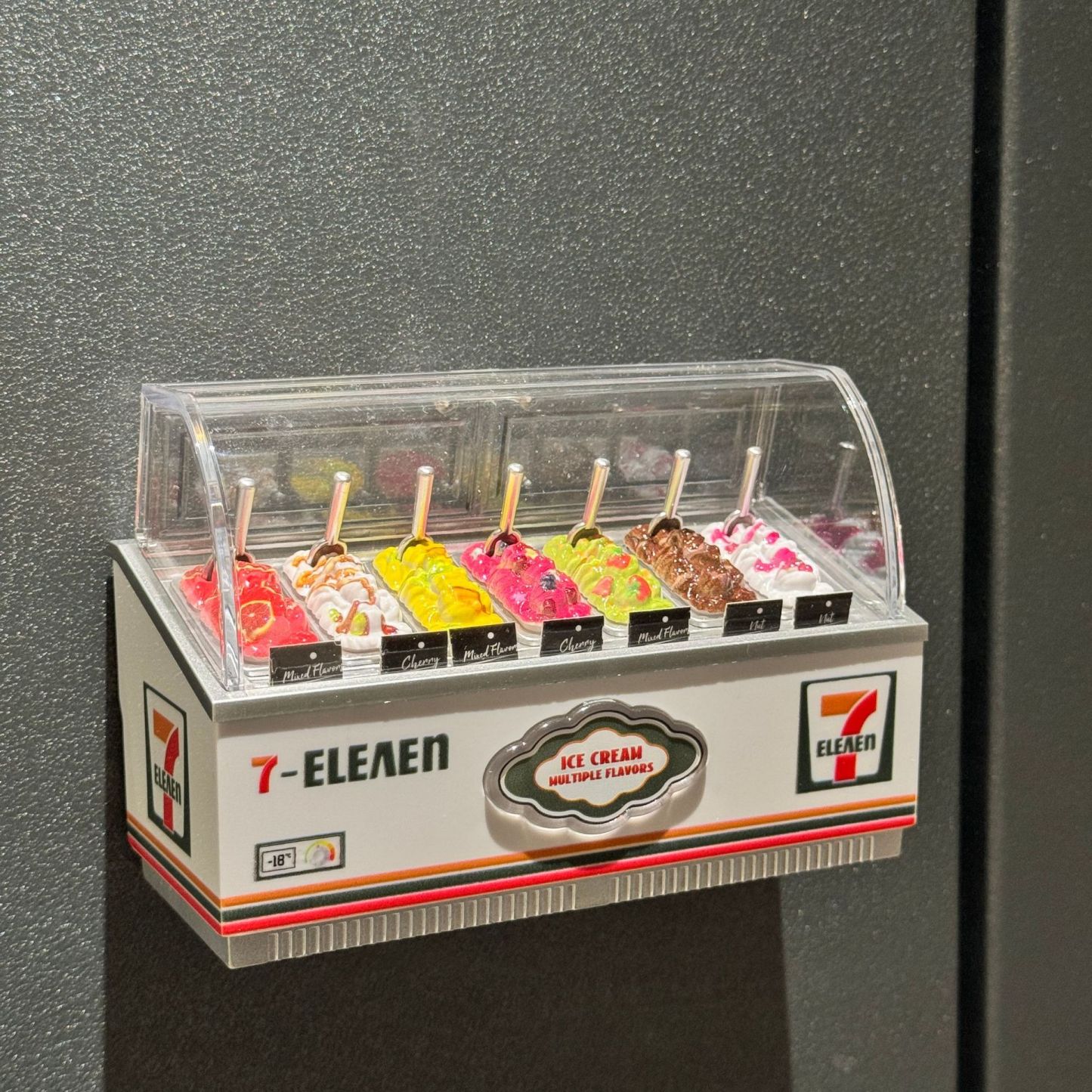 迷你小冰箱玩具 | 超市微縮臥式冰櫃擺飾模型-ZUIHANGSHOP