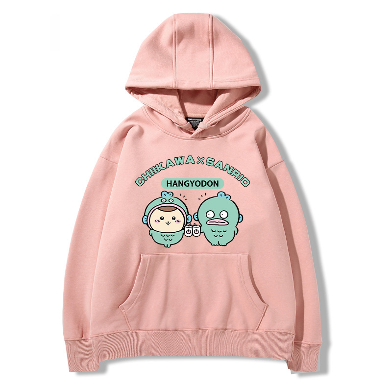 chiikawa吉伊卡哇聯名三麗歐新款 親子情侶男女款連帽衛衣-ZUIHANG SHOP
