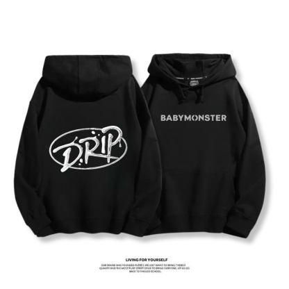 BABYMONSTER 2025秋冬新款 親子情侶男女連帽衛衣