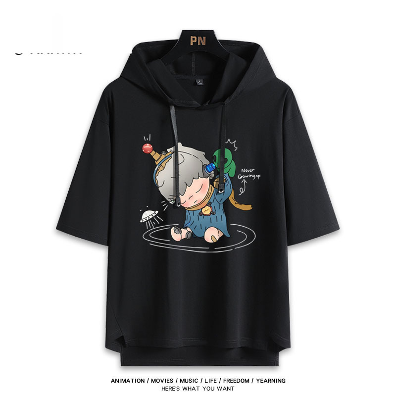 Hirono小野 連帽短袖T恤-ZUIHANG SHOP