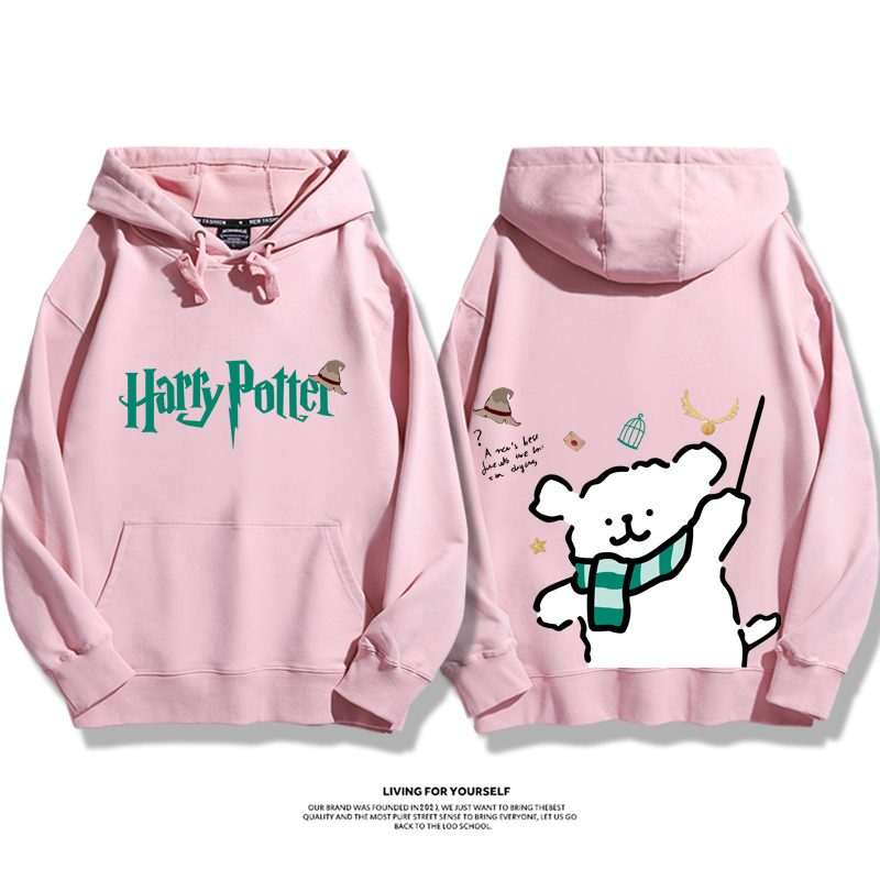 線條小狗 X 哈利波特聯名 親子情侶男女款連帽衛衣-ZUIHANG SHOP