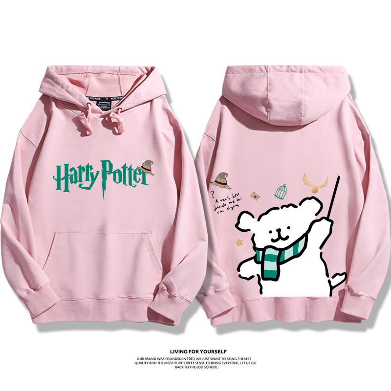 線條小狗 X 哈利波特聯名 親子情侶男女款連帽衛衣-ZUIHANG SHOP
