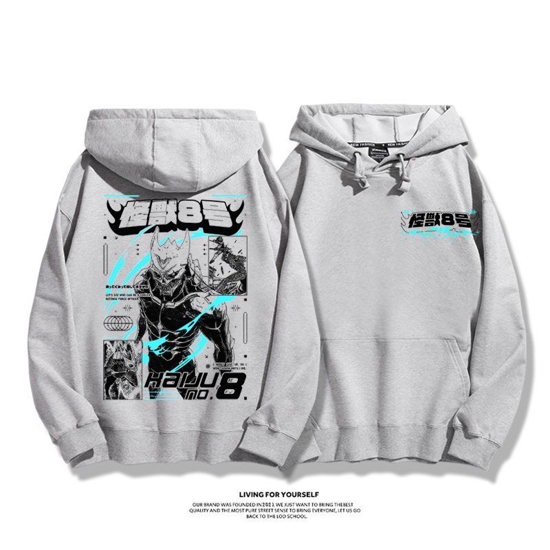 怪獸8號 2025秋冬新款 親子情侶男女連帽衛衣