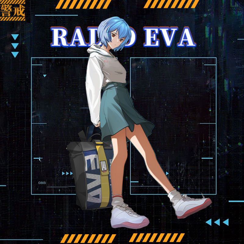 EVA新世紀福音戰士 聯名動漫周邊雙肩包-ZUIHANG SHOP