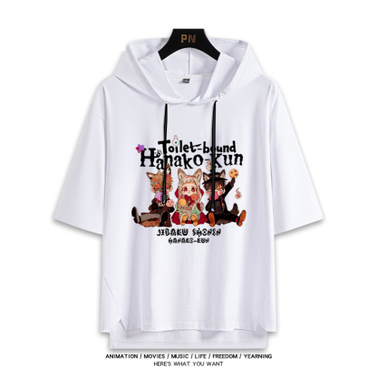 地縛少年花子君  連帽短袖T恤-ZUIHANG SHOP