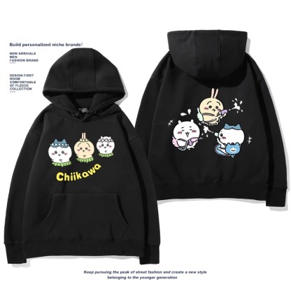 Chiikawa新款 親子情侶男女款連帽衛衣-ZUIHANG SHOP