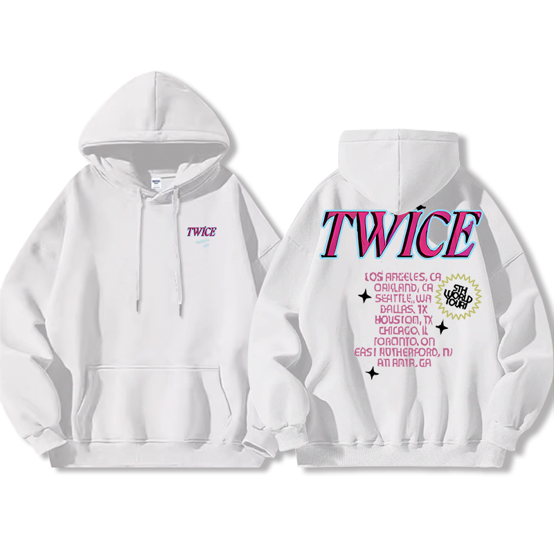 TWICE同款 寬鬆百搭 秋冬款 寬鬆連帽衛衣-ZUIHANG SHOP