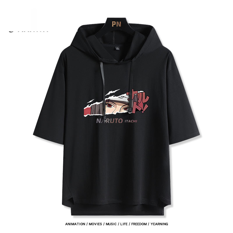 火影忍者 連帽短袖T恤