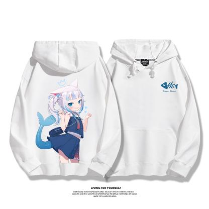 Gawr Gura 2025秋冬新款 親子情侶男女連帽衛衣-ZUIHANG SHOP