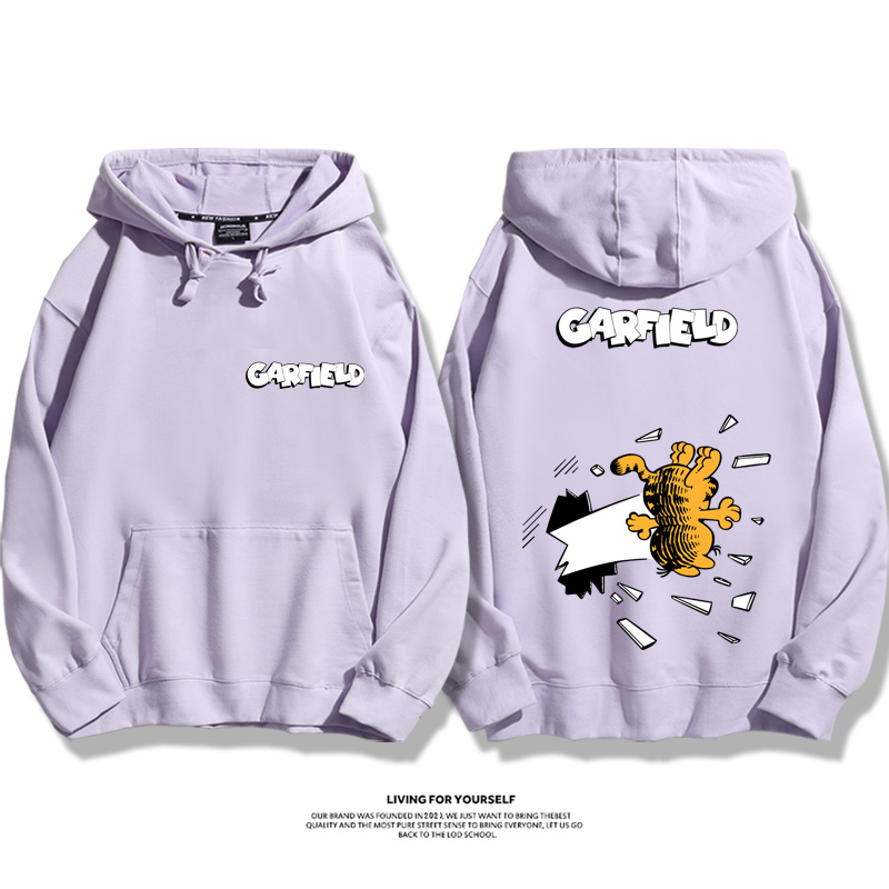 加菲貓新款 親子情侶男女款連帽衛衣-ZUIHANG SHOP