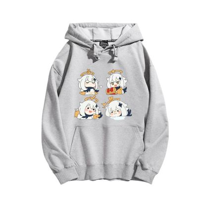 原神派蒙新款 親子情侶男女款連帽衛衣-ZUIHANG SHOP