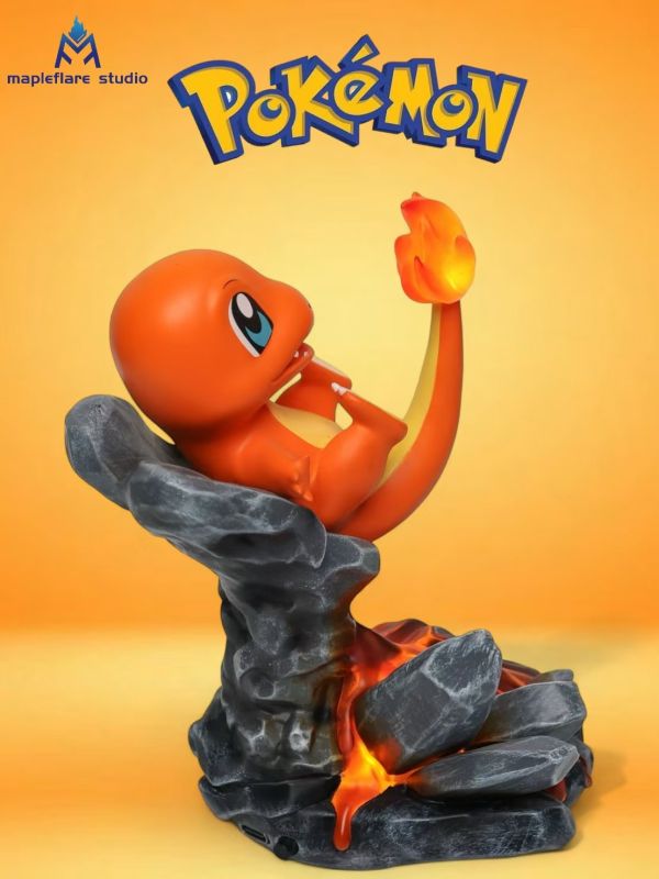 【預購】楓焰mapleflare studio 寶可夢夜燈系列-御三家-噴火龍