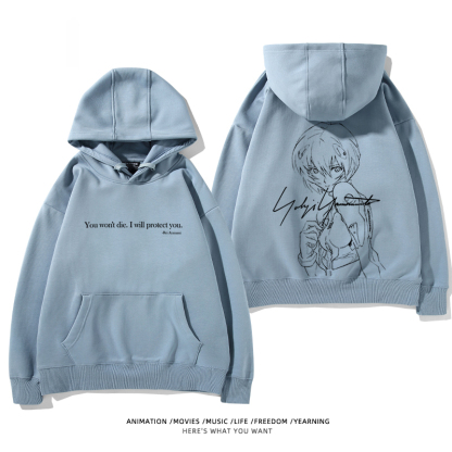 新世紀福音戰士新款 親子情侶男女款連帽衛衣-ZUIHANG SHOP