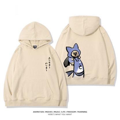 魔物獵人新款 親子情侶男女款連帽衛衣-ZUIHANG SHOP