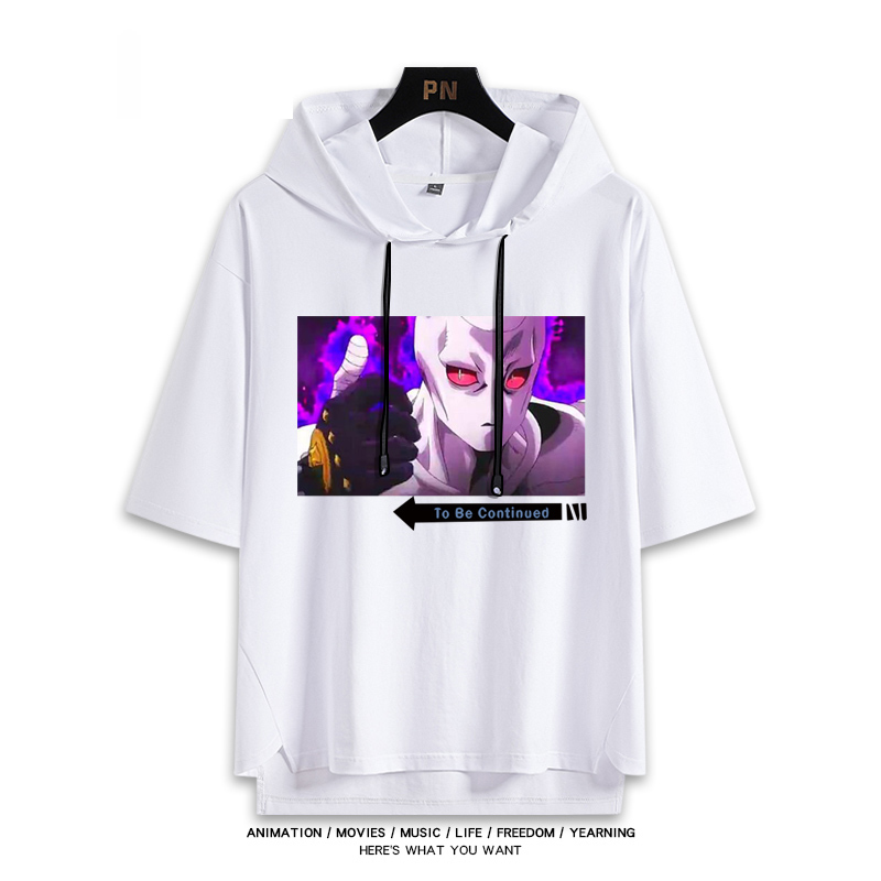 JOJO的奇妙冒險 連帽短袖T恤-ZUIHANG SHOP