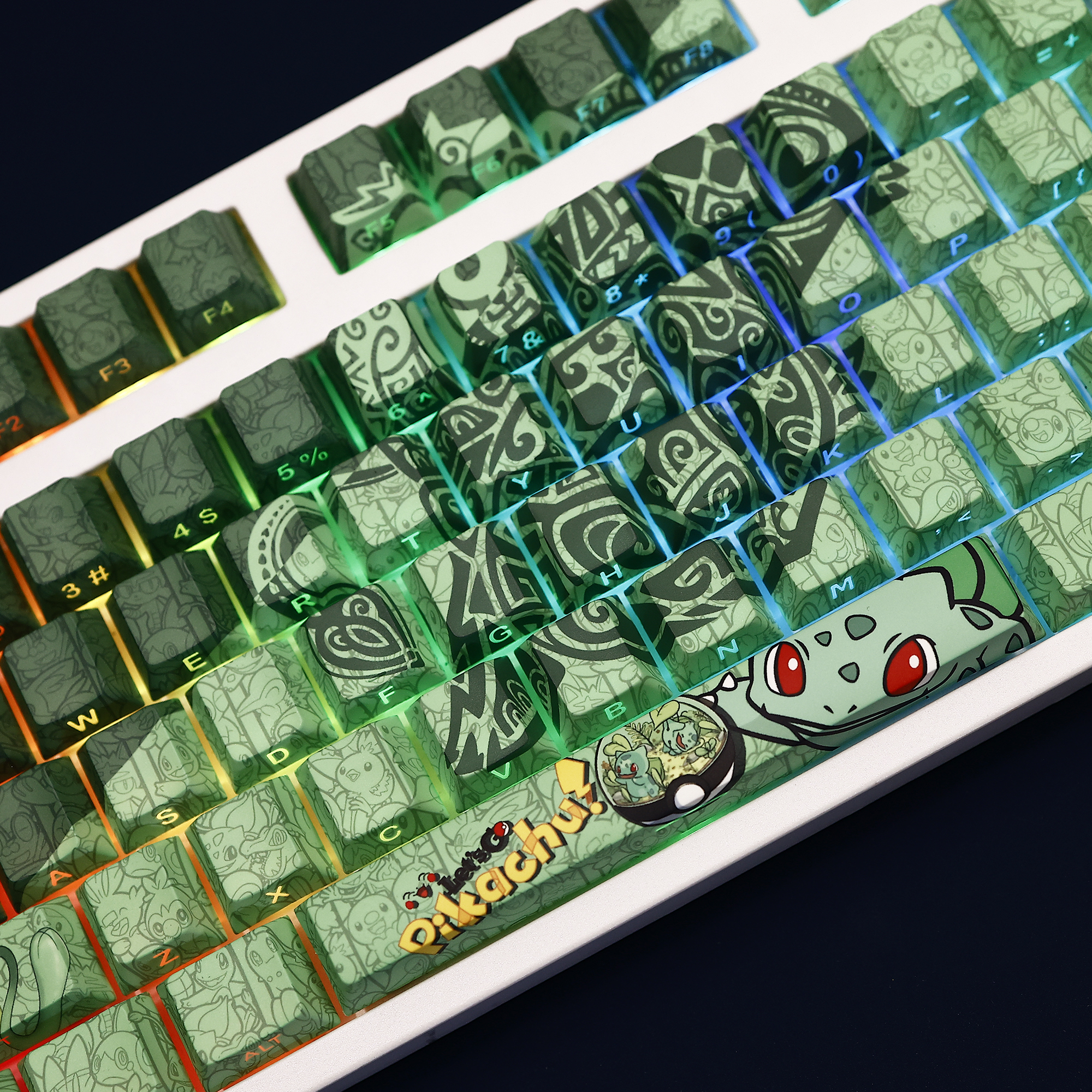 妙蛙種子 108鍵 標準配列 衛星軸鍵帽-ZUIHANG SHOP