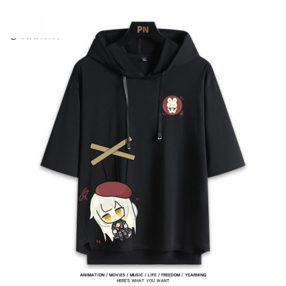 BanG Dream! Ave Mujica 若葉睦 連帽短袖T恤