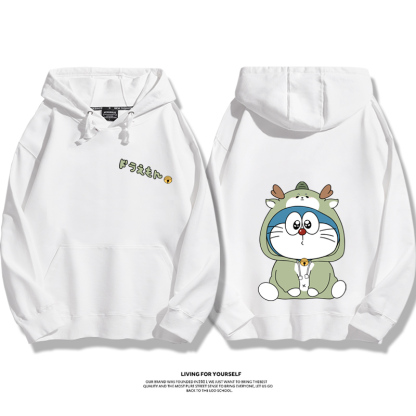 Q版新年叮噹貓新款 親子情侶男女款連帽衛衣-ZUIHANG SHOP