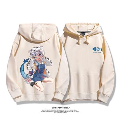 Gawr Gura 2025秋冬新款 親子情侶男女連帽衛衣-ZUIHANG SHOP